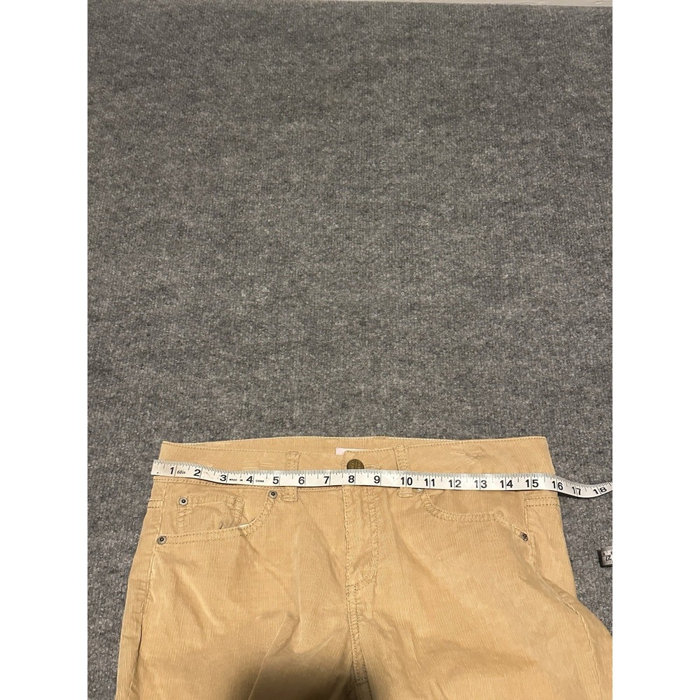 Lilly Pulitzer Women's Sz 6 Brown Khaki Corduroy Ankle Pants Cotton - Picture 6 of 8